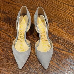 Sam Edelman- Gray Suede Women's Pumps